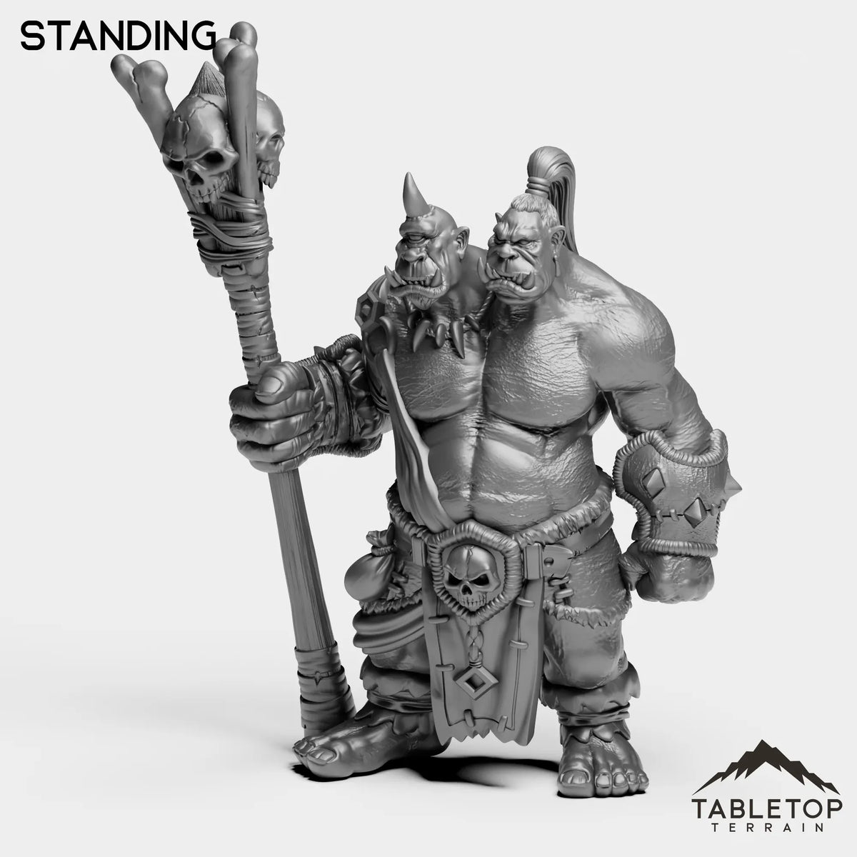 Tabletop Terrain Miniature Standing Ogre Magi 2