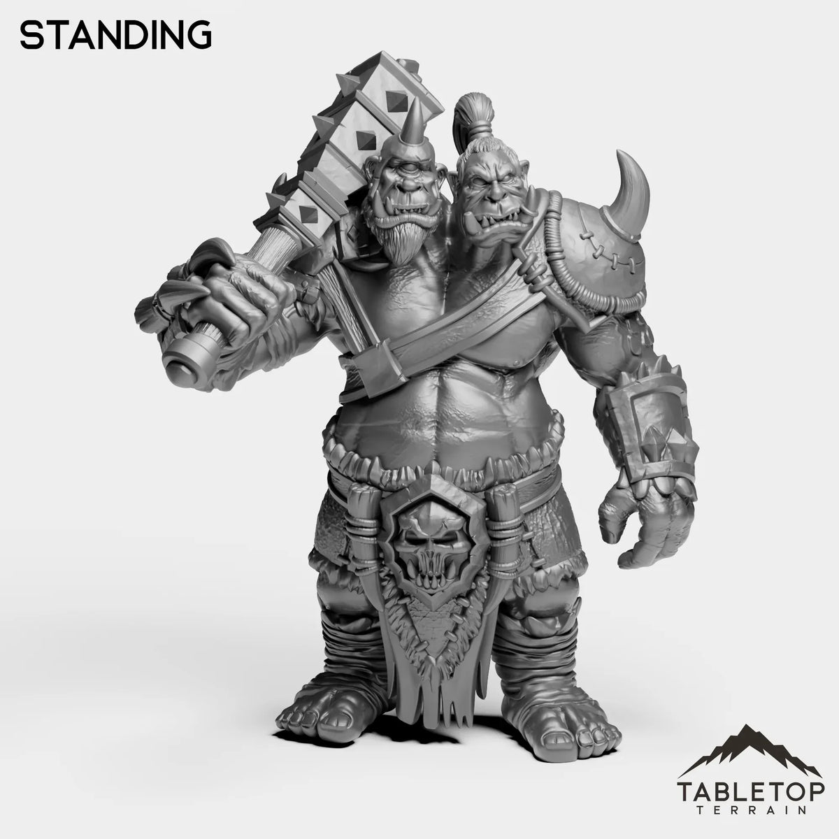 Tabletop Terrain Miniature Standing Ogre Mauler 2