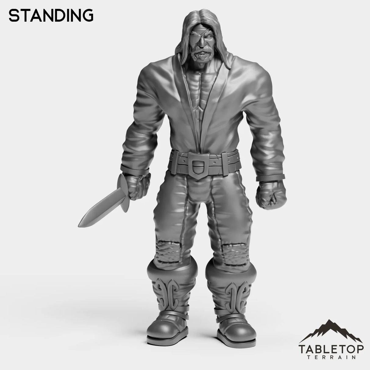 Tabletop Terrain Miniature Standing Pirate Bandit