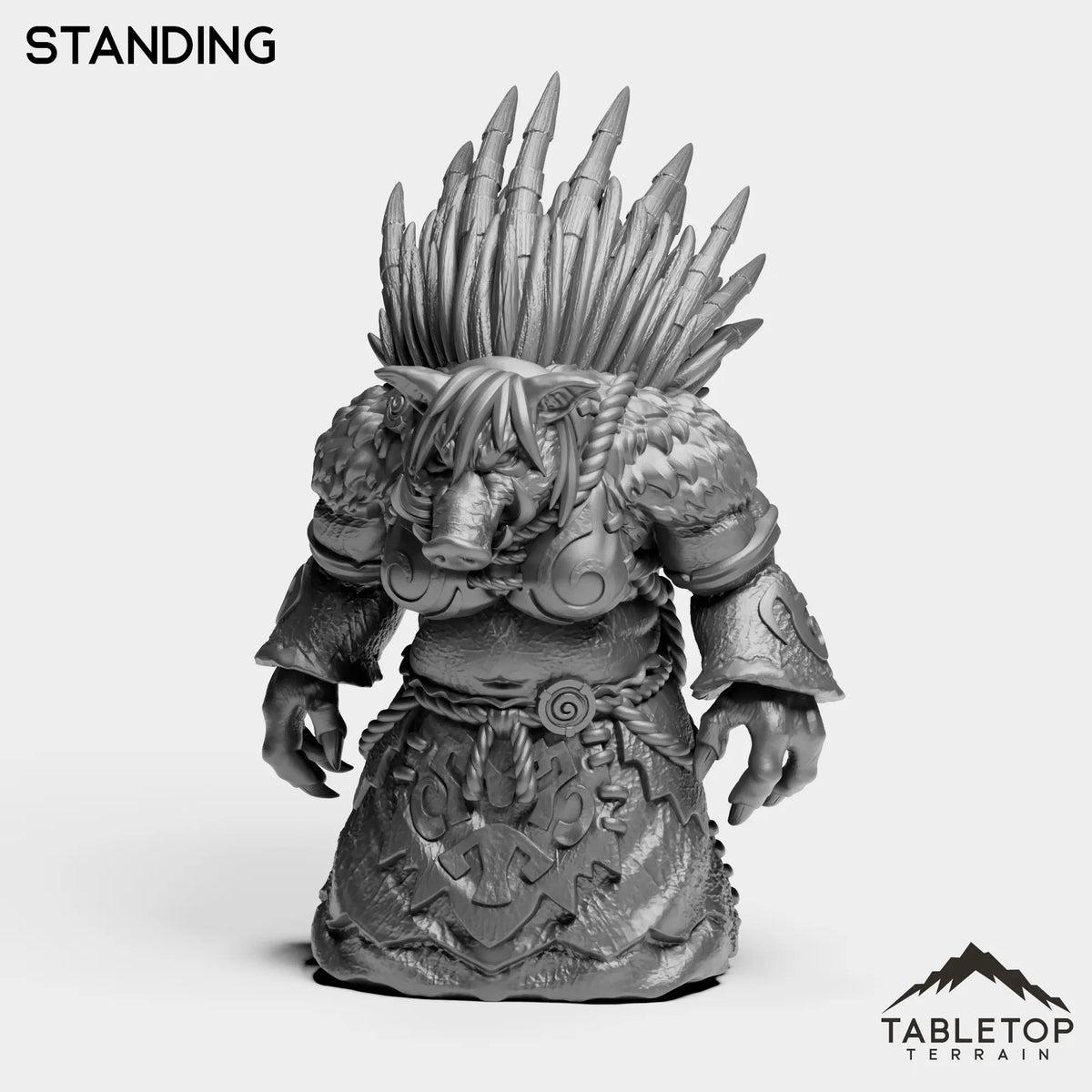 Tabletop Terrain Miniature Standing Quilboar Seer