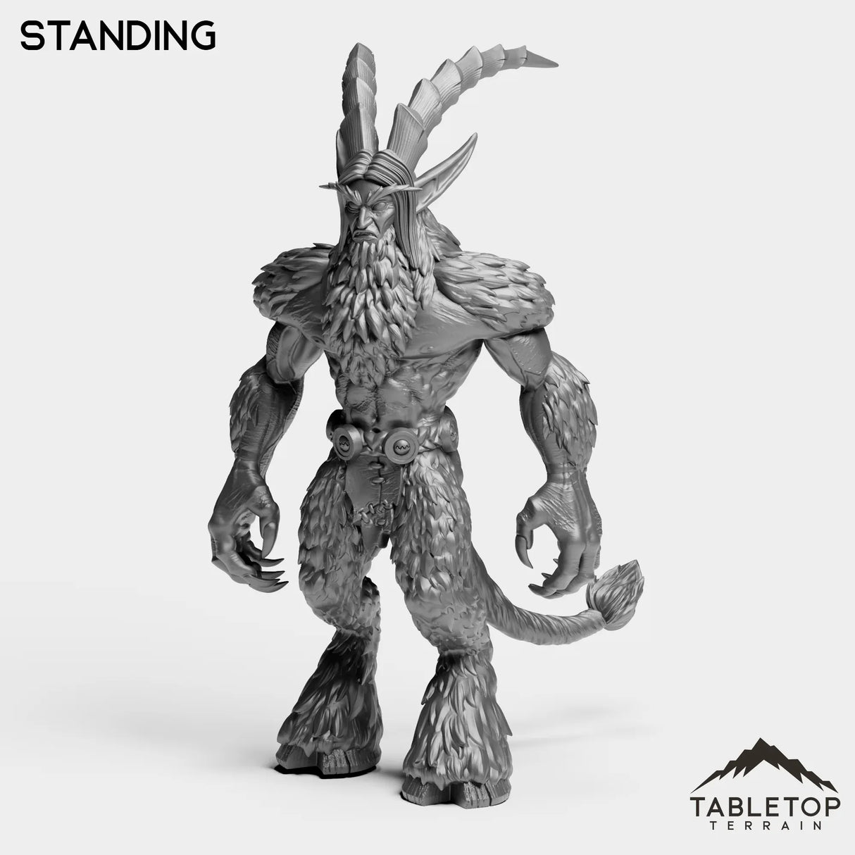 Tabletop Terrain Miniature Standing Sick Satyr