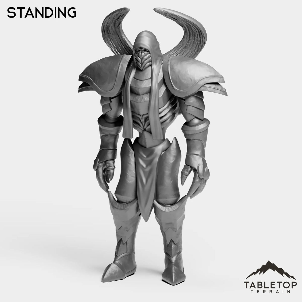 Tabletop Terrain Miniature Standing Twin Kings
