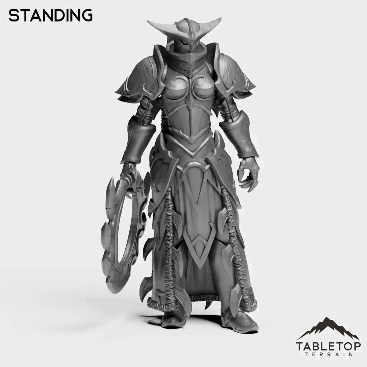 Tabletop Terrain Miniature Standing Warden