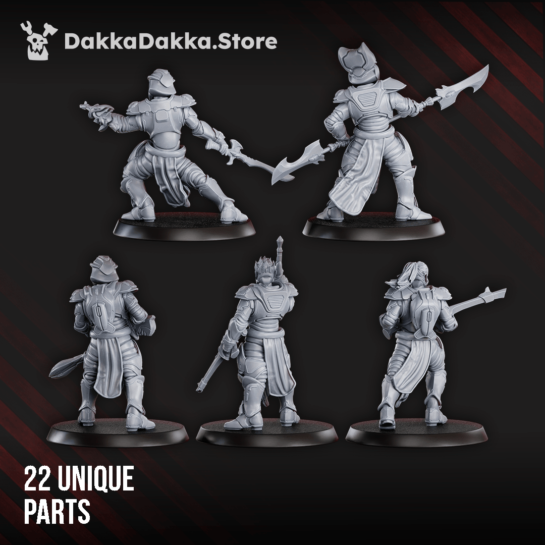 Tabletop Terrain Miniature Star Alves Infantry Squad
