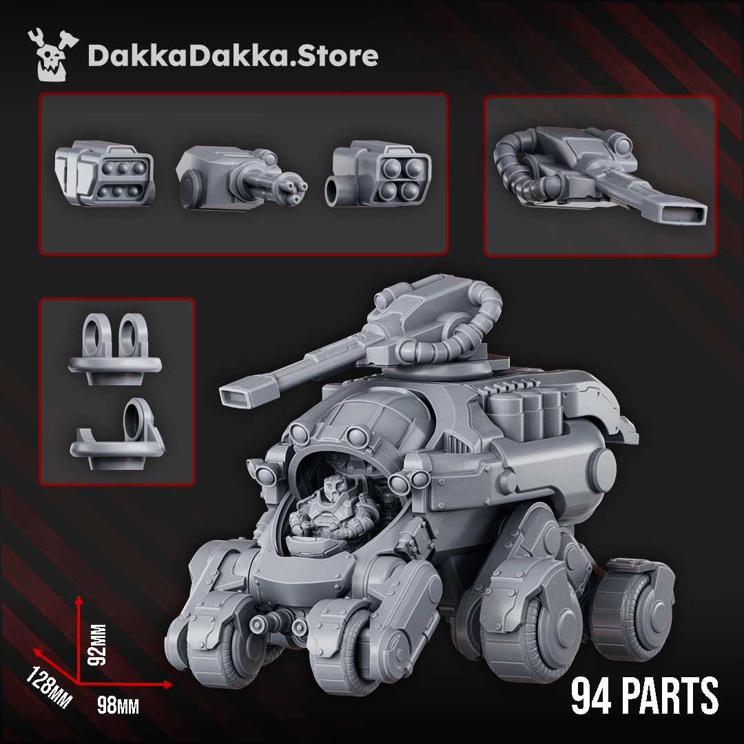 Tabletop Terrain Miniature Starforged Gyro Truck