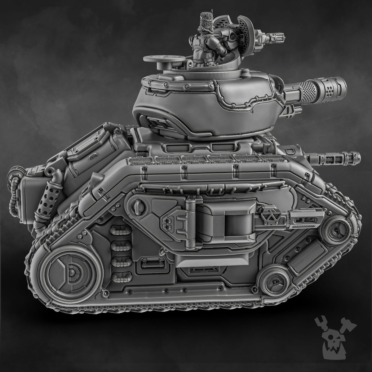 Tabletop Terrain Miniature Steamguard Battle Tank