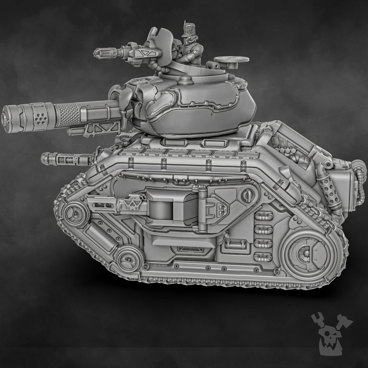 Tabletop Terrain Miniature Steamguard Battle Tank
