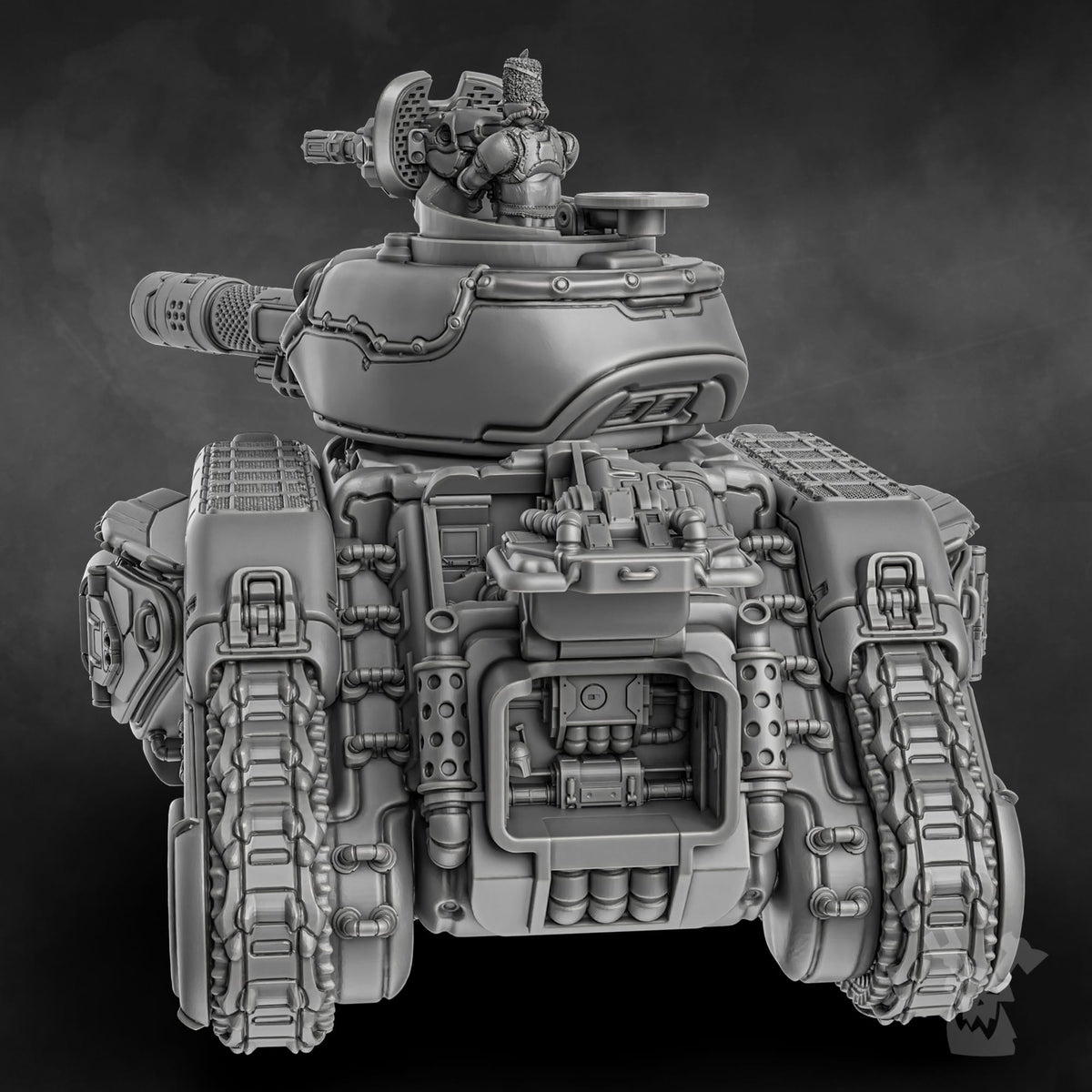 Tabletop Terrain Miniature Steamguard Battle Tank