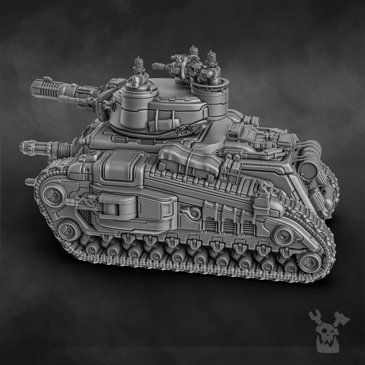 Tabletop Terrain Miniature Steamguard Heavy Battle Tank Yaris