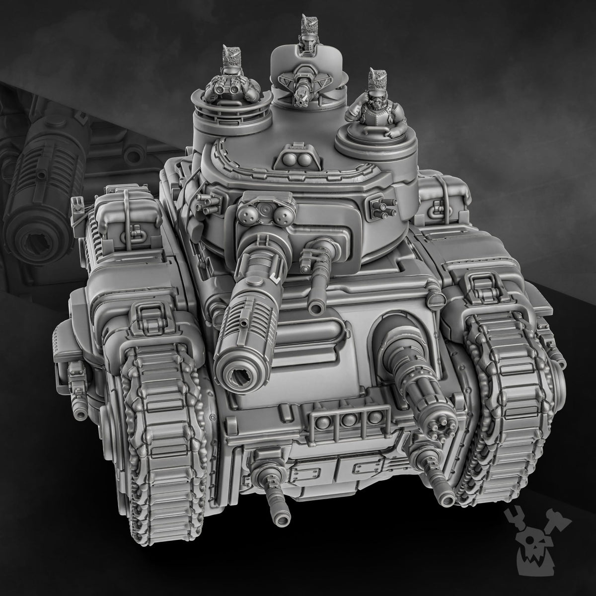 Tabletop Terrain Miniature Steamguard Heavy Battle Tank Yaris