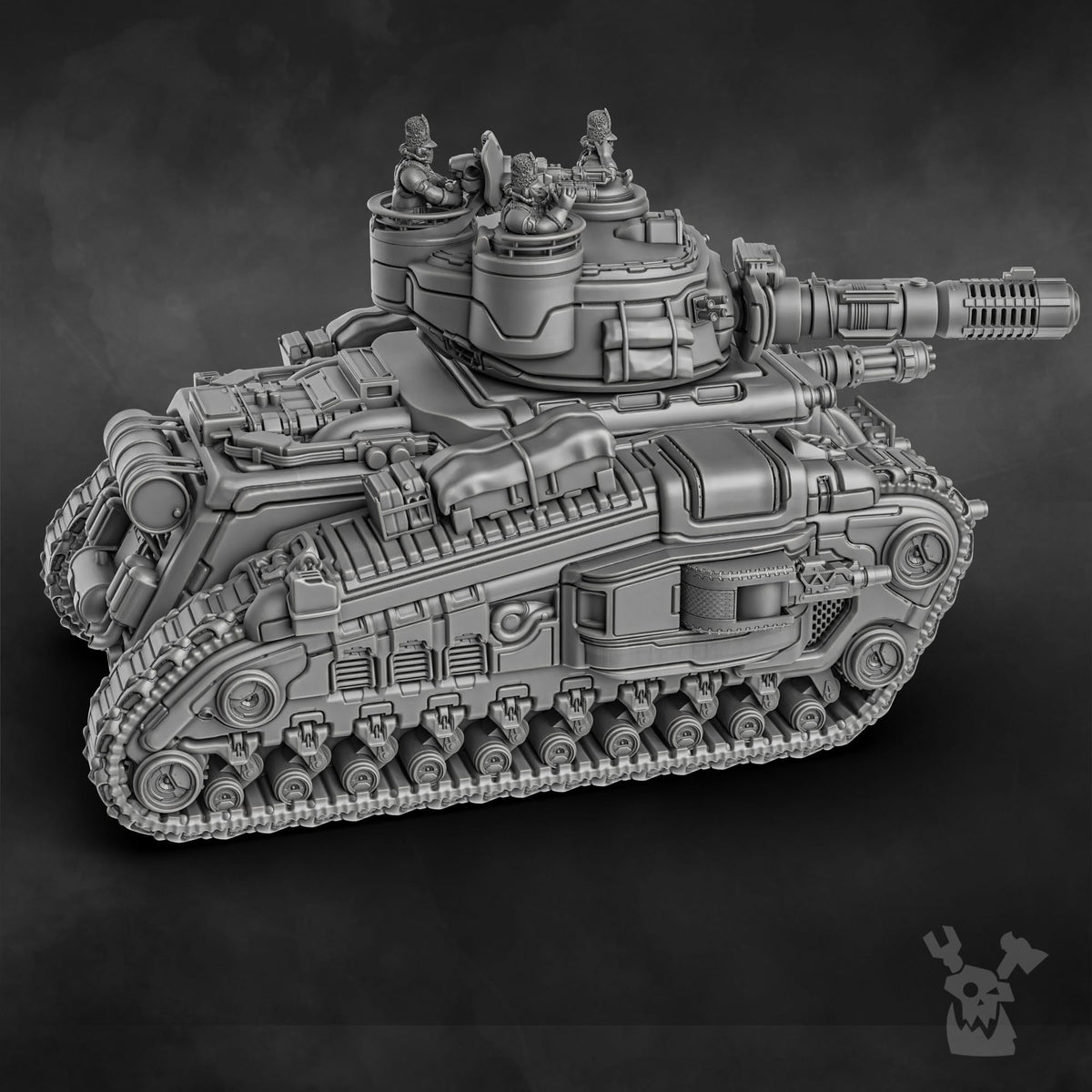 Tabletop Terrain Miniature Steamguard Heavy Battle Tank Yaris