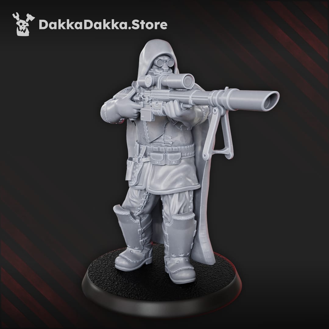 Tabletop Terrain Miniature SteamGuard Sniper