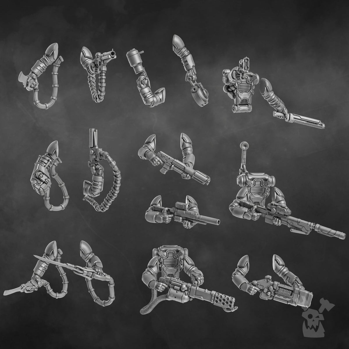 Tabletop Terrain Miniature Steamguard Stormtroopers Squad build-kit