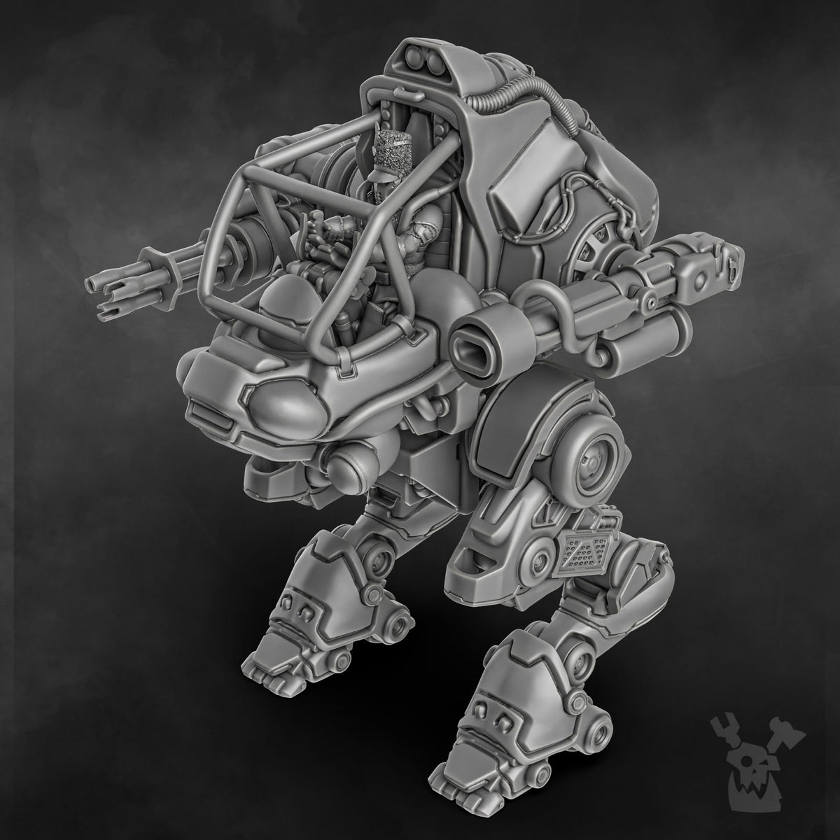Tabletop Terrain Miniature Steamguards Light Walker