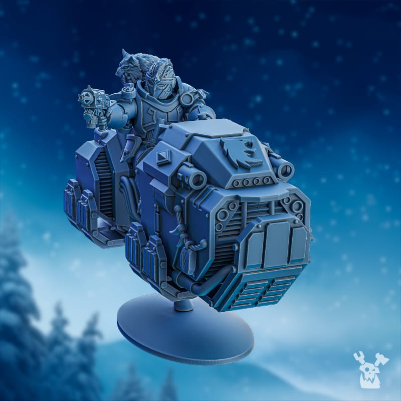 Tabletop Terrain Miniature Stormbringers Bike Squad