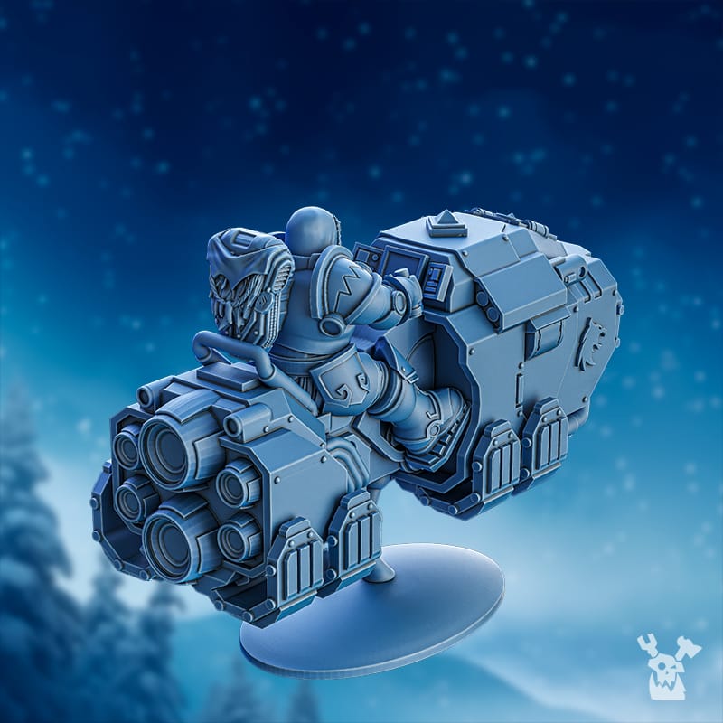 Tabletop Terrain Miniature Stormbringers Bike Squad