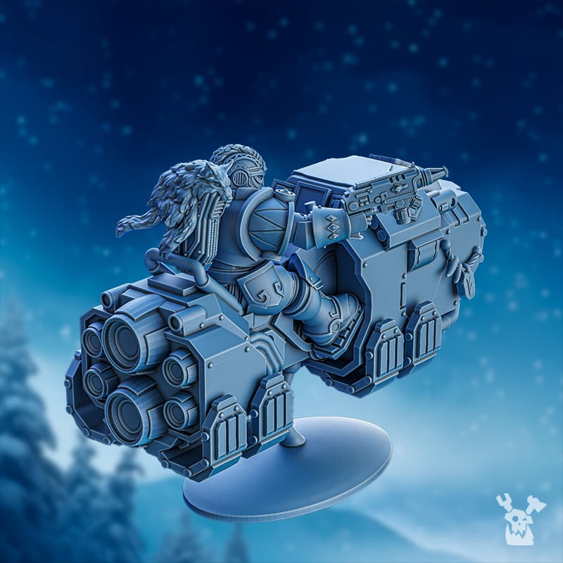 Tabletop Terrain Miniature Stormbringers Bike Squad