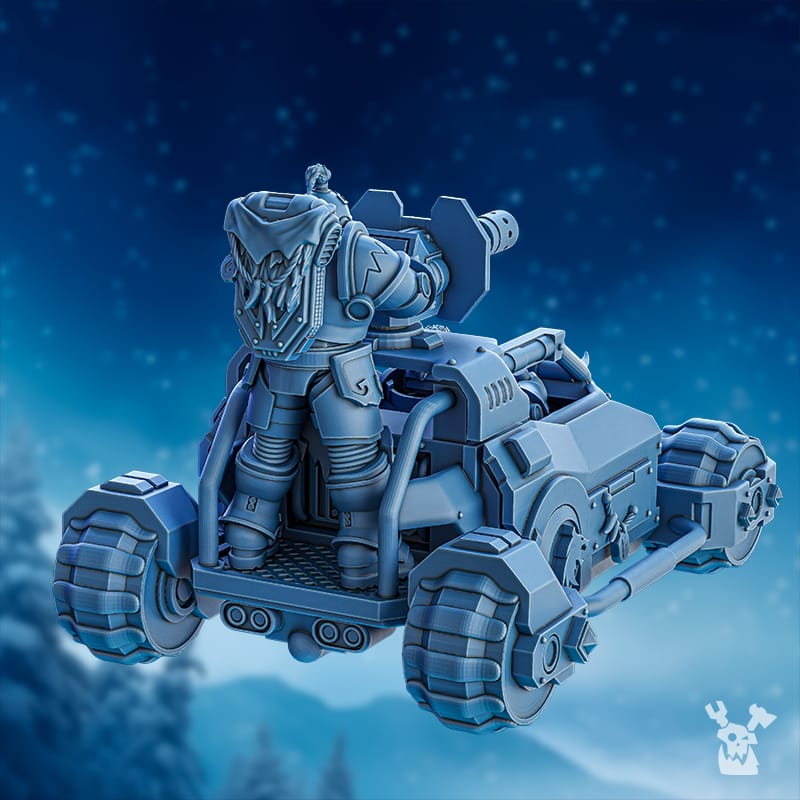 Tabletop Terrain Miniature Stormbringers Buggy