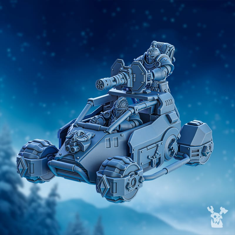 Tabletop Terrain Miniature Stormbringers Buggy