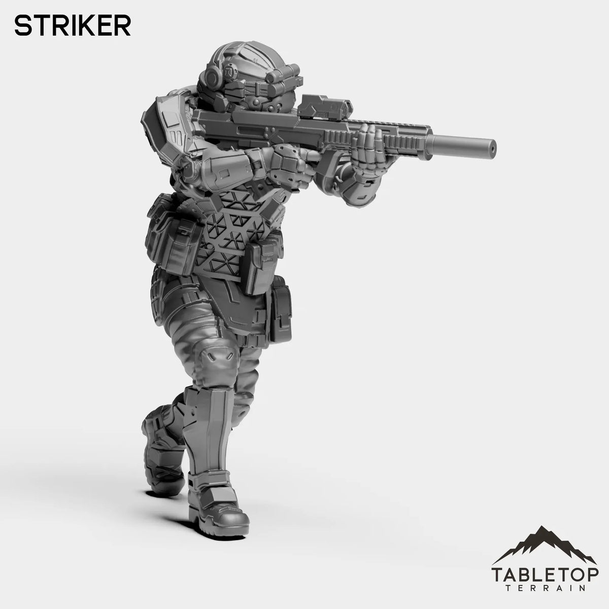 Tabletop Terrain Miniature Striker - Black Stone Commandos