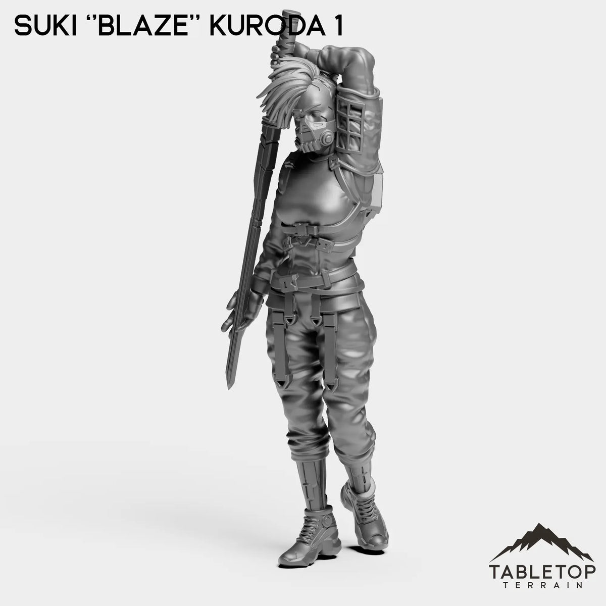 Tabletop Terrain Miniature Suki ''Blaze'' Kuroda 1 Suki ''Blaze'' Kuroda