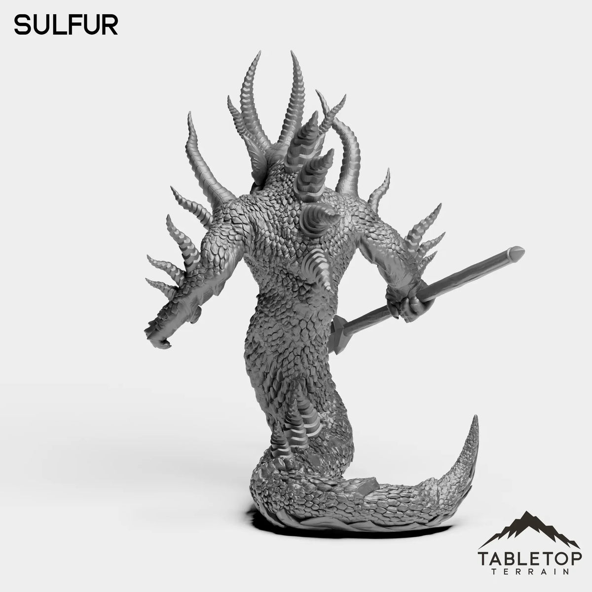 Tabletop Terrain Miniature Sulfur