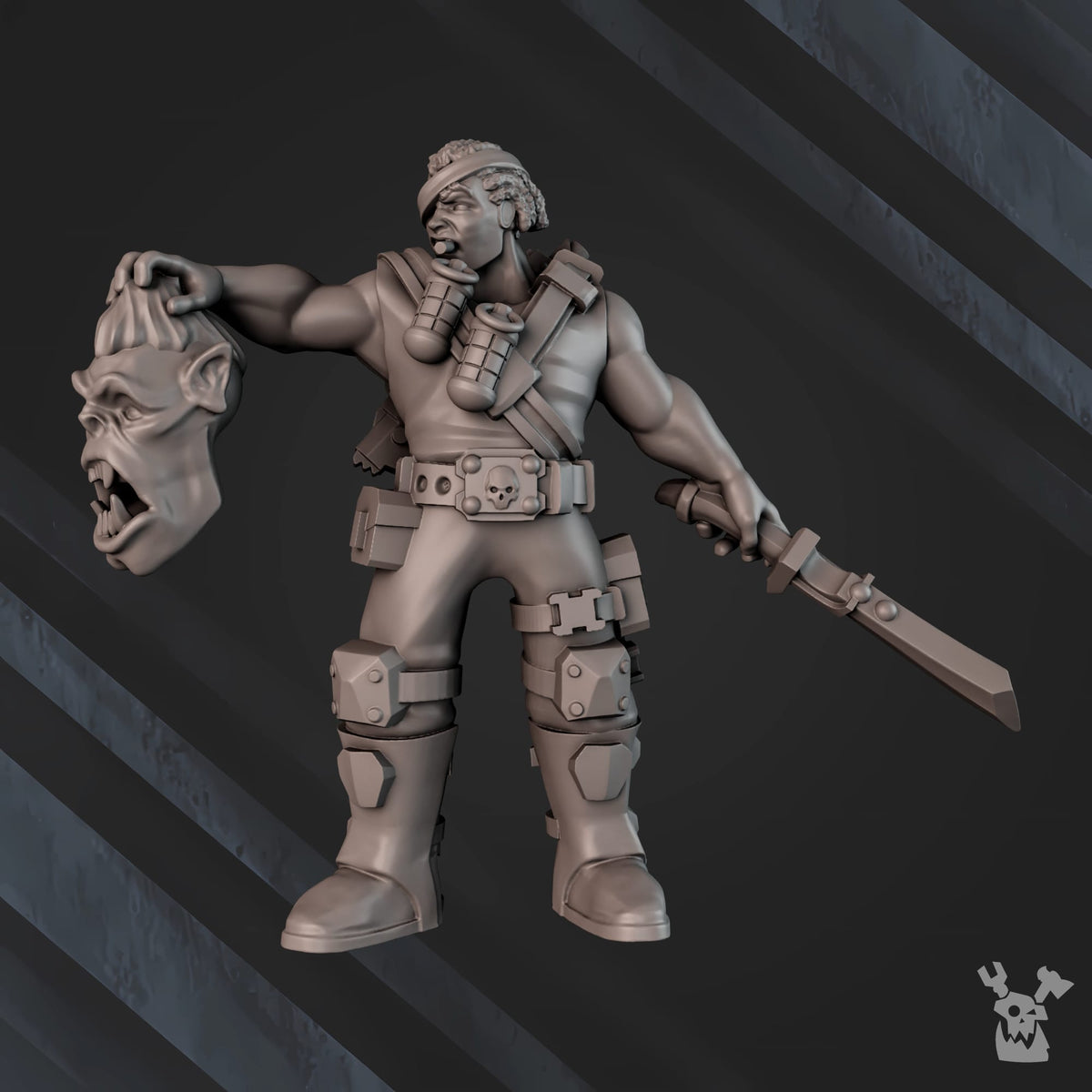 Tabletop Terrain Miniature Sylvezter the Einzelkampfer