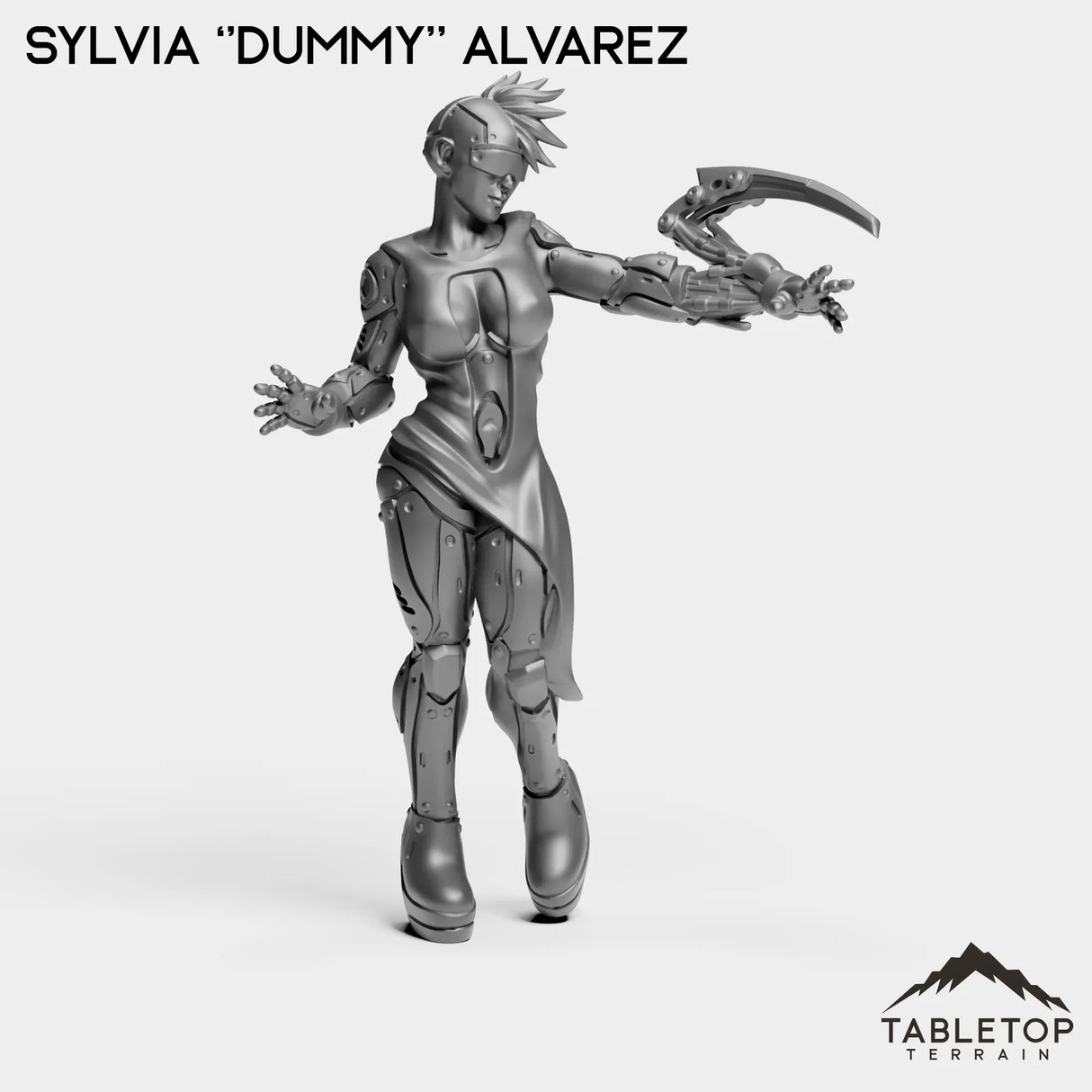Tabletop Terrain Miniature Sylvia ''Dummy'' Alvarez - Mercenaries