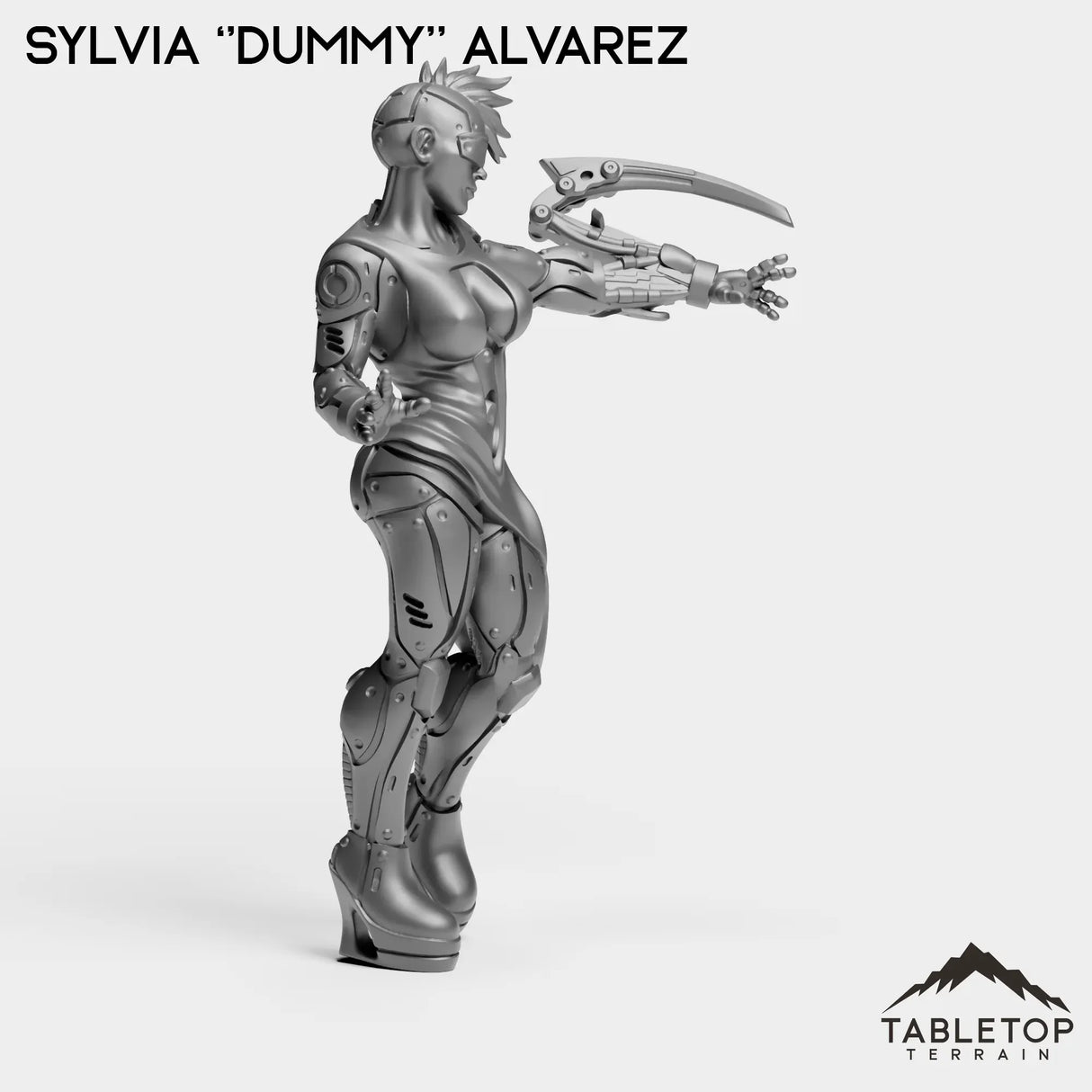 Tabletop Terrain Miniature Sylvia ''Dummy'' Alvarez - Mercenaries
