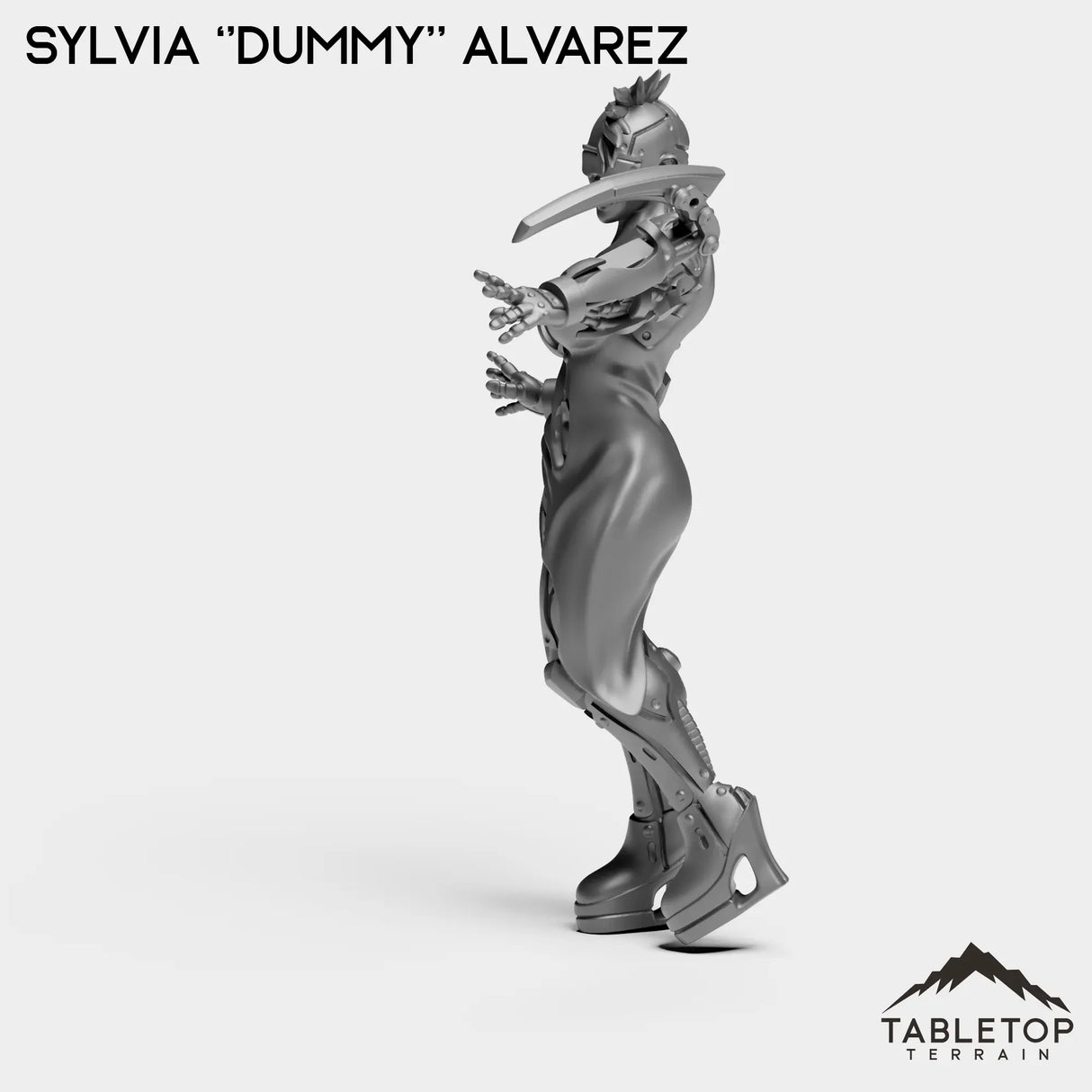 Tabletop Terrain Miniature Sylvia ''Dummy'' Alvarez - Mercenaries