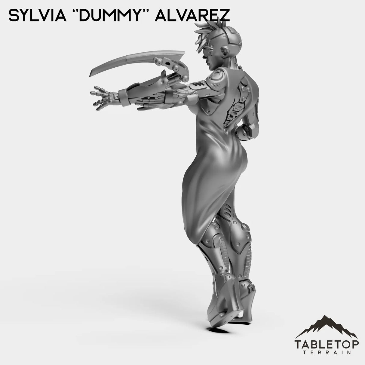 Tabletop Terrain Miniature Sylvia ''Dummy'' Alvarez - Mercenaries