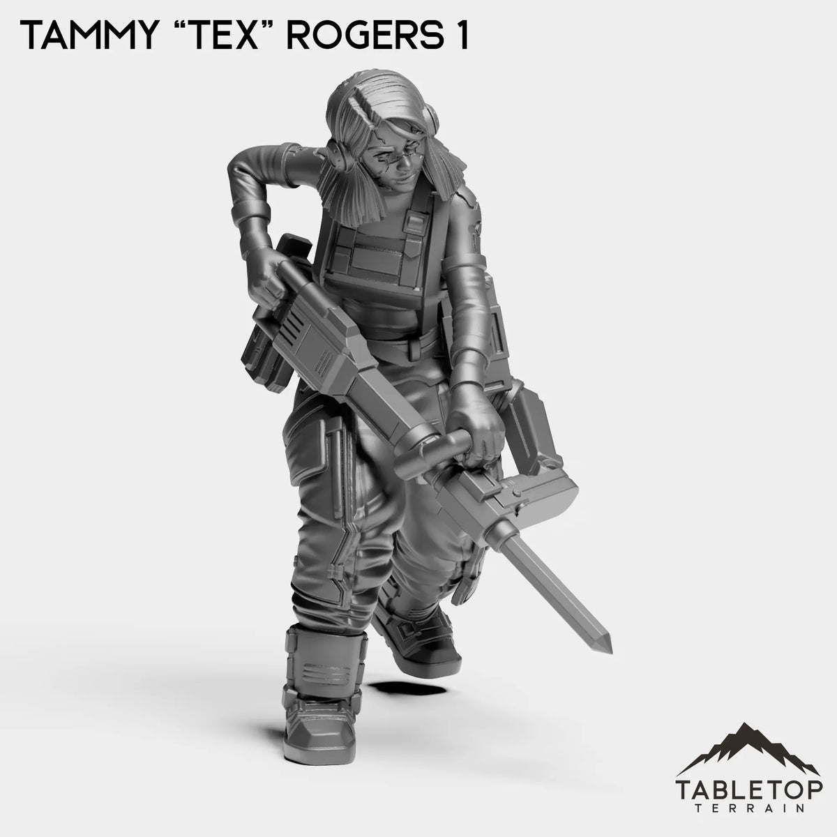 Tabletop Terrain Miniature Tammy “Tex” Rogers 1 Tammy “Tex” Rogers