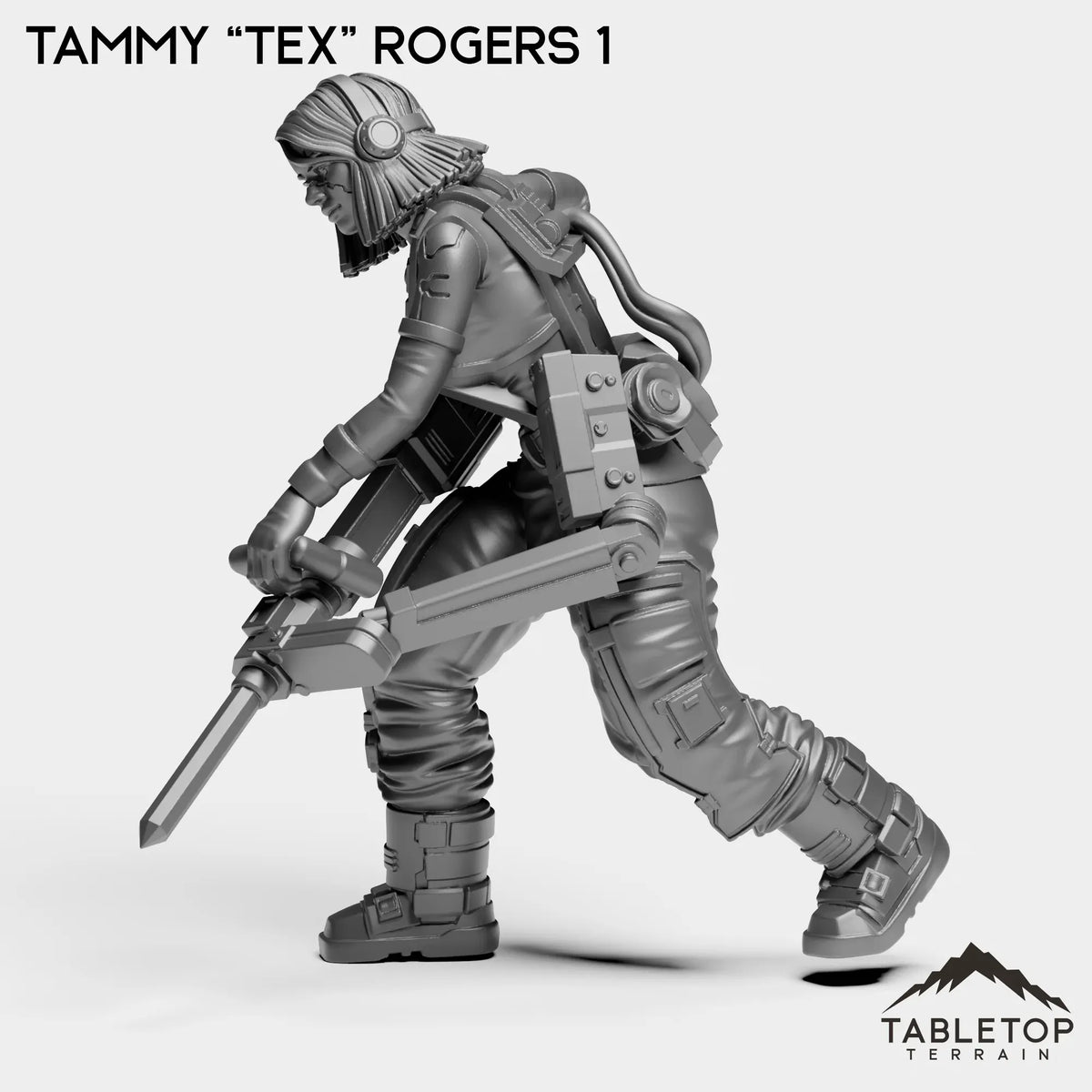Tabletop Terrain Miniature Tammy “Tex” Rogers