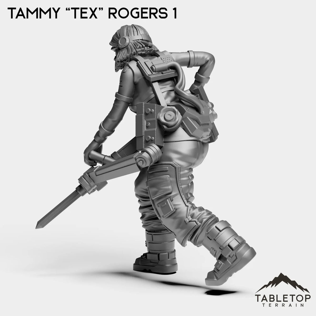 Tabletop Terrain Miniature Tammy “Tex” Rogers