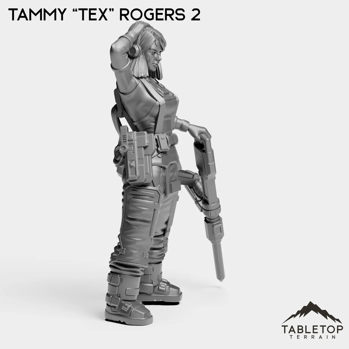 Tabletop Terrain Miniature Tammy “Tex” Rogers