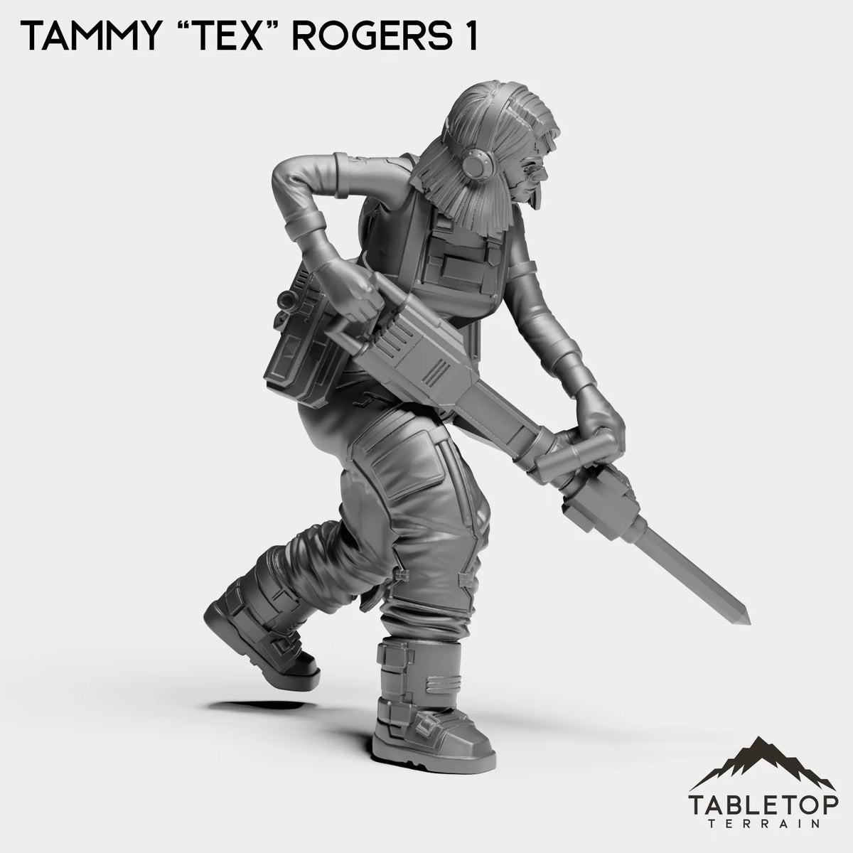 Tabletop Terrain Miniature Tammy “Tex” Rogers