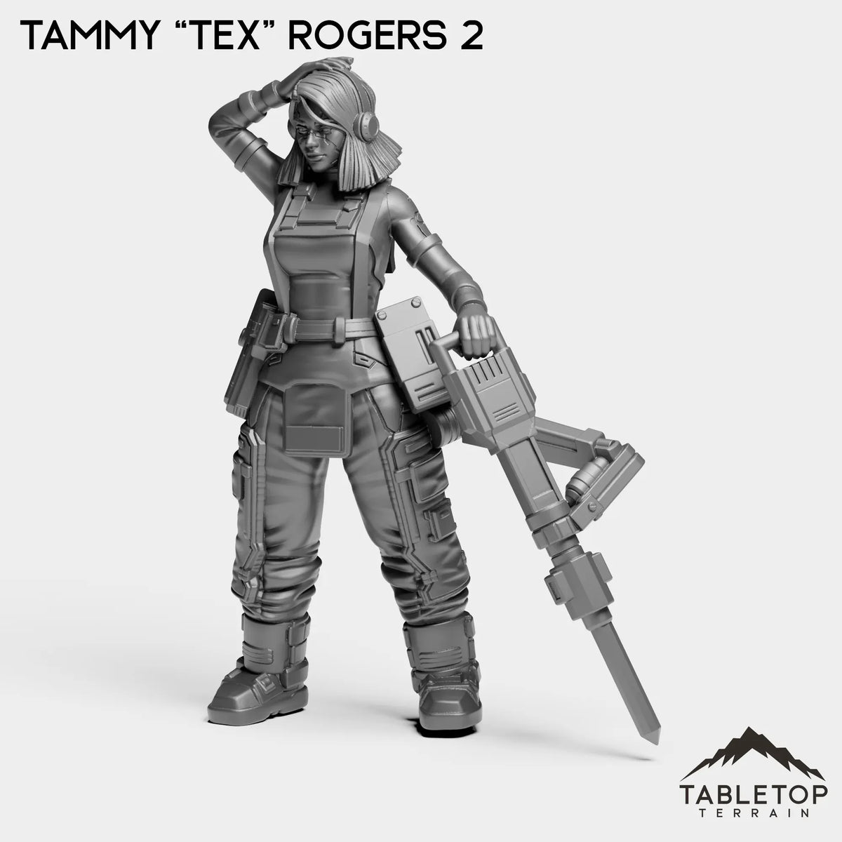 Tabletop Terrain Miniature Tammy “Tex” Rogers