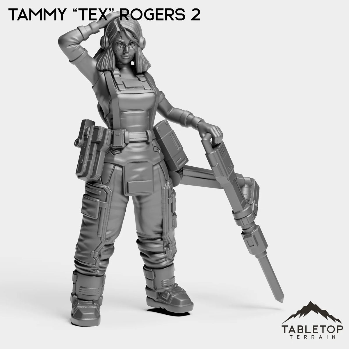 Tabletop Terrain Miniature Tammy “Tex” Rogers 2 Tammy “Tex” Rogers