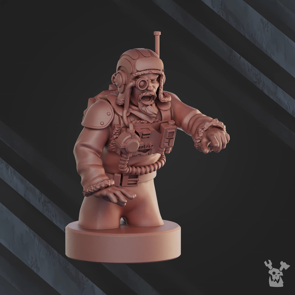 Tabletop Terrain Miniature Tank Commander Boris The Stinging Frost