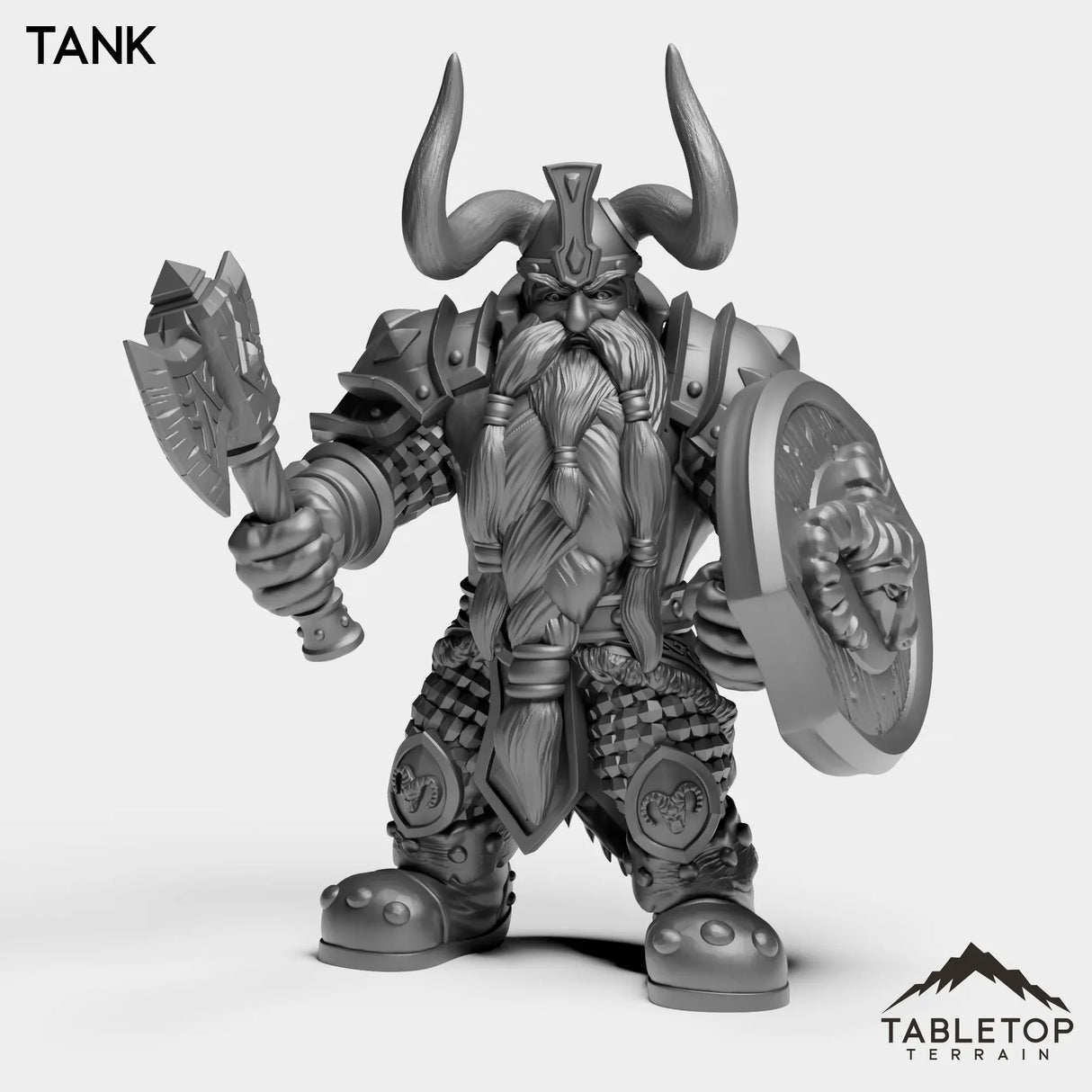 Tabletop Terrain Miniature Tank Dwarf Paladin