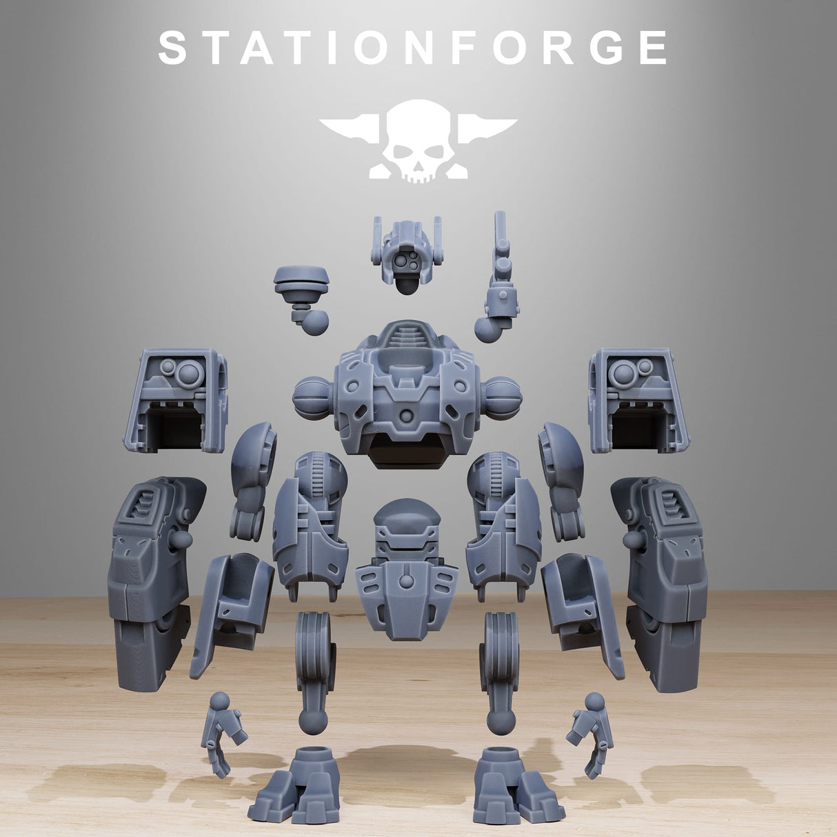Tabletop Terrain Miniature Tarion Strike Mechs Mk1 Builder Kit