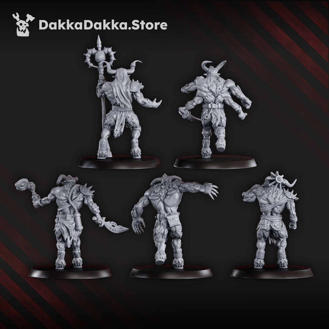 Tabletop Terrain Miniature Techbeasts Squad (part 1)