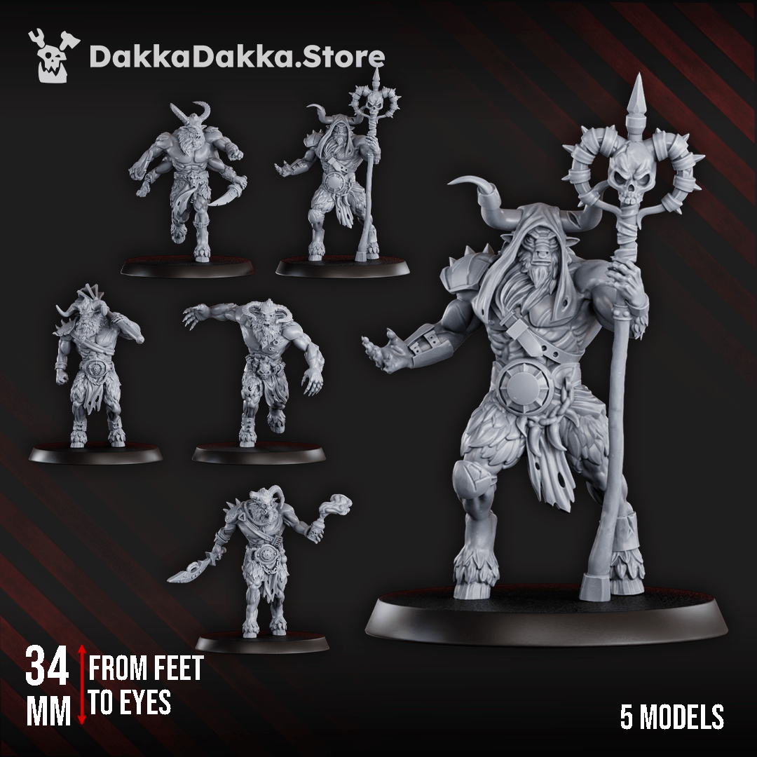 Tabletop Terrain Miniature Techbeasts Squad (part 1)