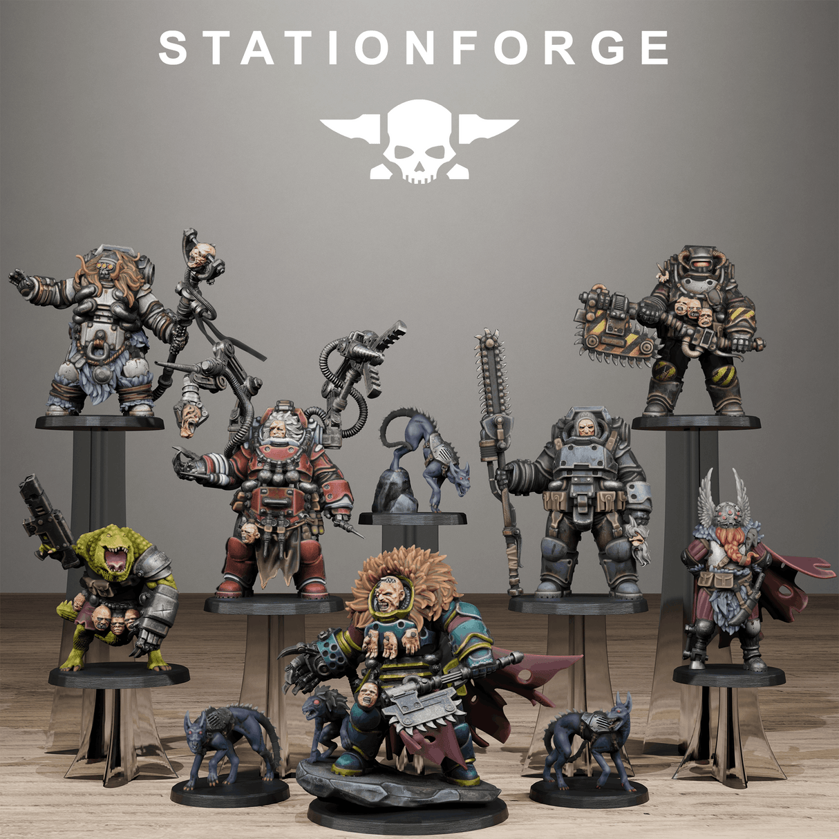 Tabletop Terrain Miniature Techno Savages Vernaxers