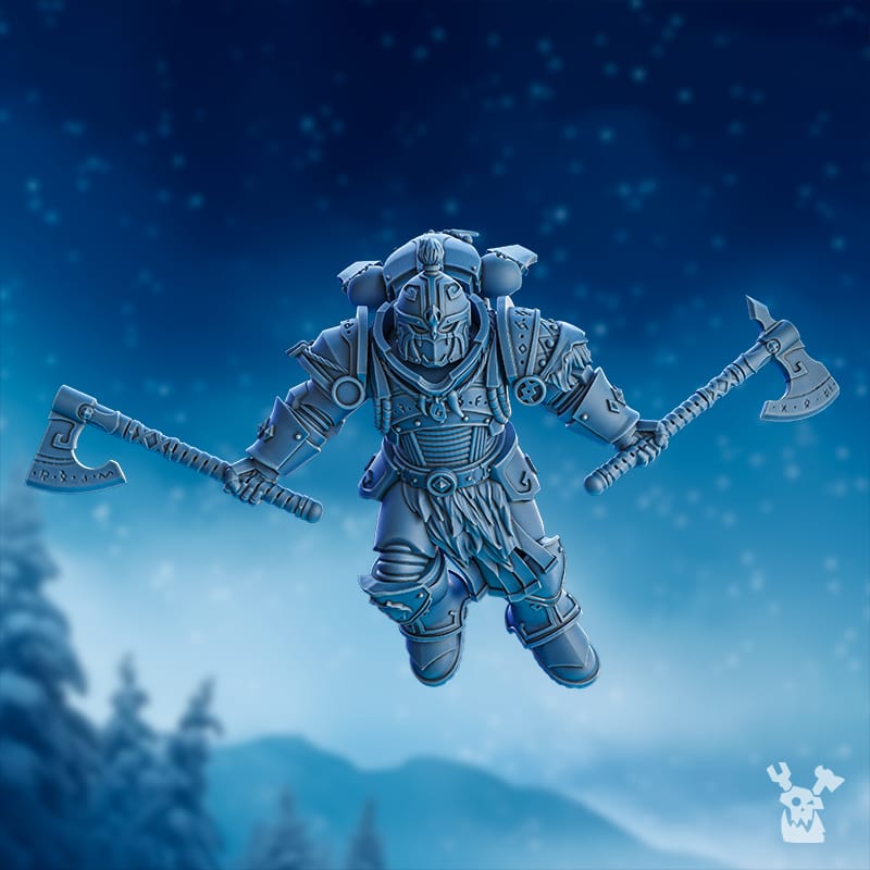 Tabletop Terrain Miniature Tempest Wolves Squad