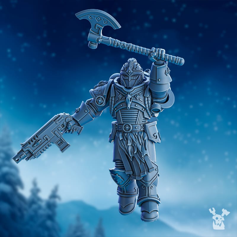 Tabletop Terrain Miniature Tempest Wolves Squad