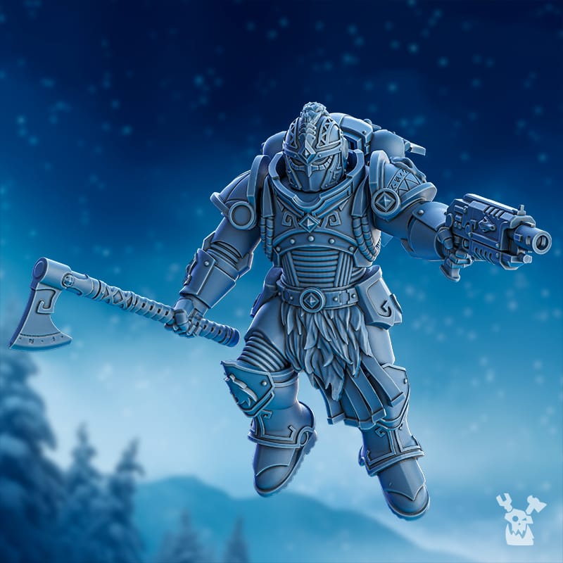 Tabletop Terrain Miniature Tempest Wolves Squad