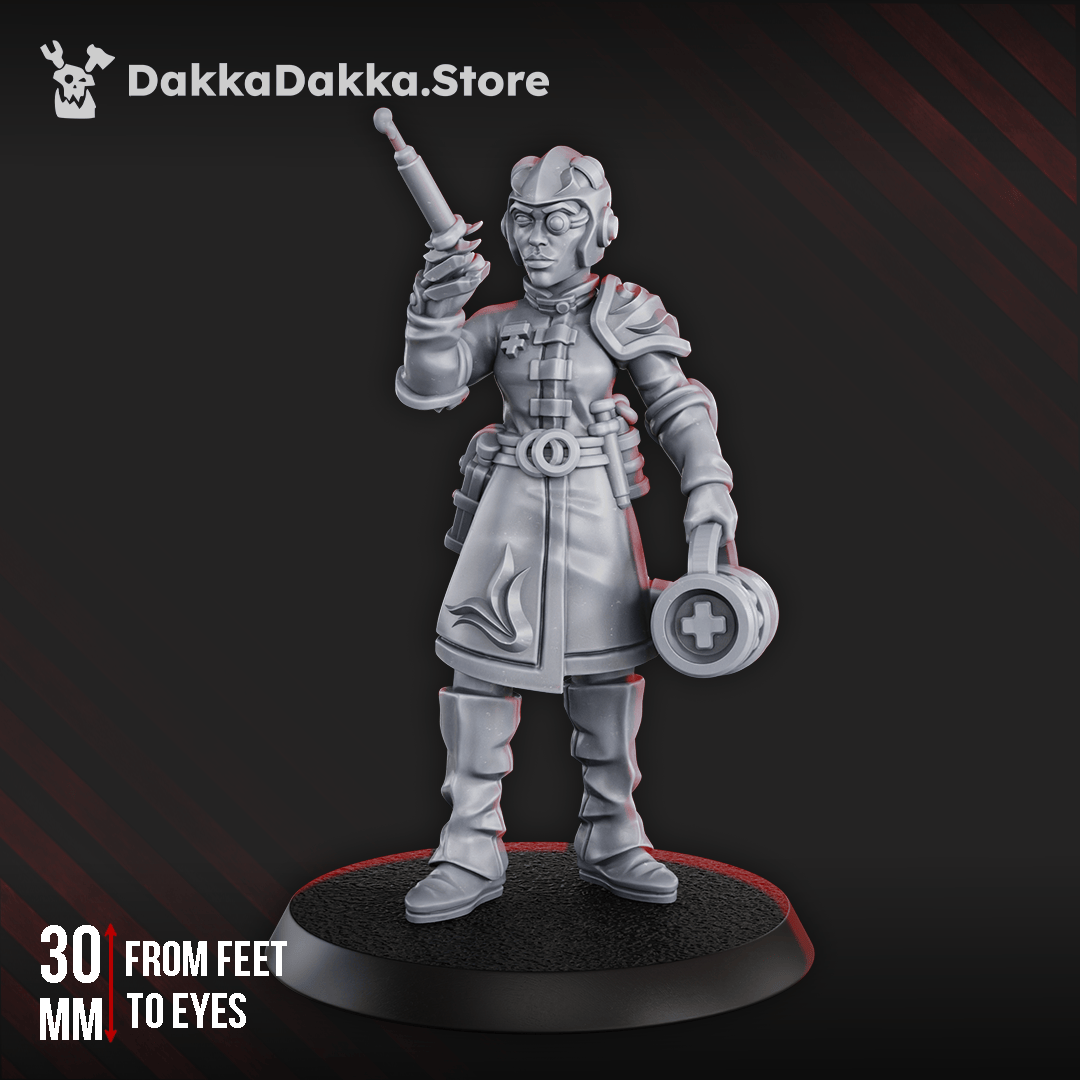 Tabletop Terrain Miniature The Dashing Nebula Warrior
