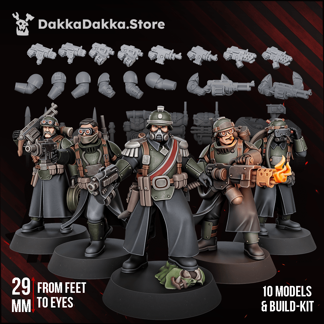 Tabletop Terrain Miniature The Doomsday Corps of Engineers (complete kit)
