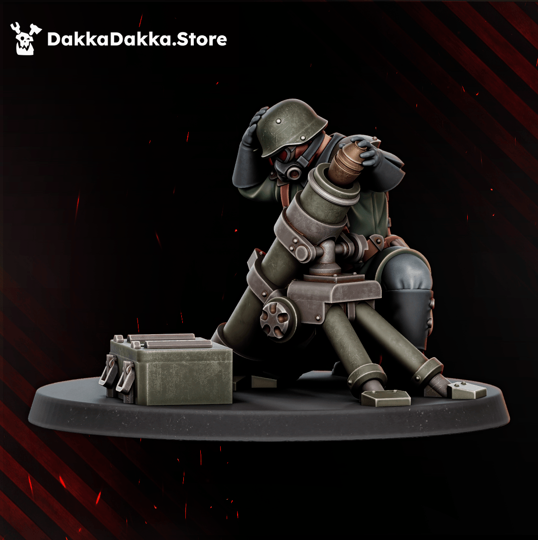 Tabletop Terrain Miniature The Doomsday Heavy Fire Support Squad